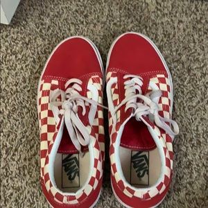Red Checkered Old Skool Vans